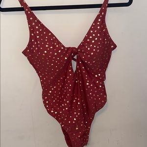 One piece bathing suit